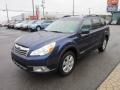 2011 Azurite Blue Pearl Subaru Outback 2.5i Premium Wagon  photo #3