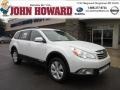 2011 Satin White Pearl Subaru Outback 2.5i Limited Wagon  photo #1