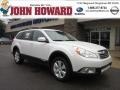 2011 Satin White Pearl Subaru Outback 2.5i Limited Wagon  photo #1