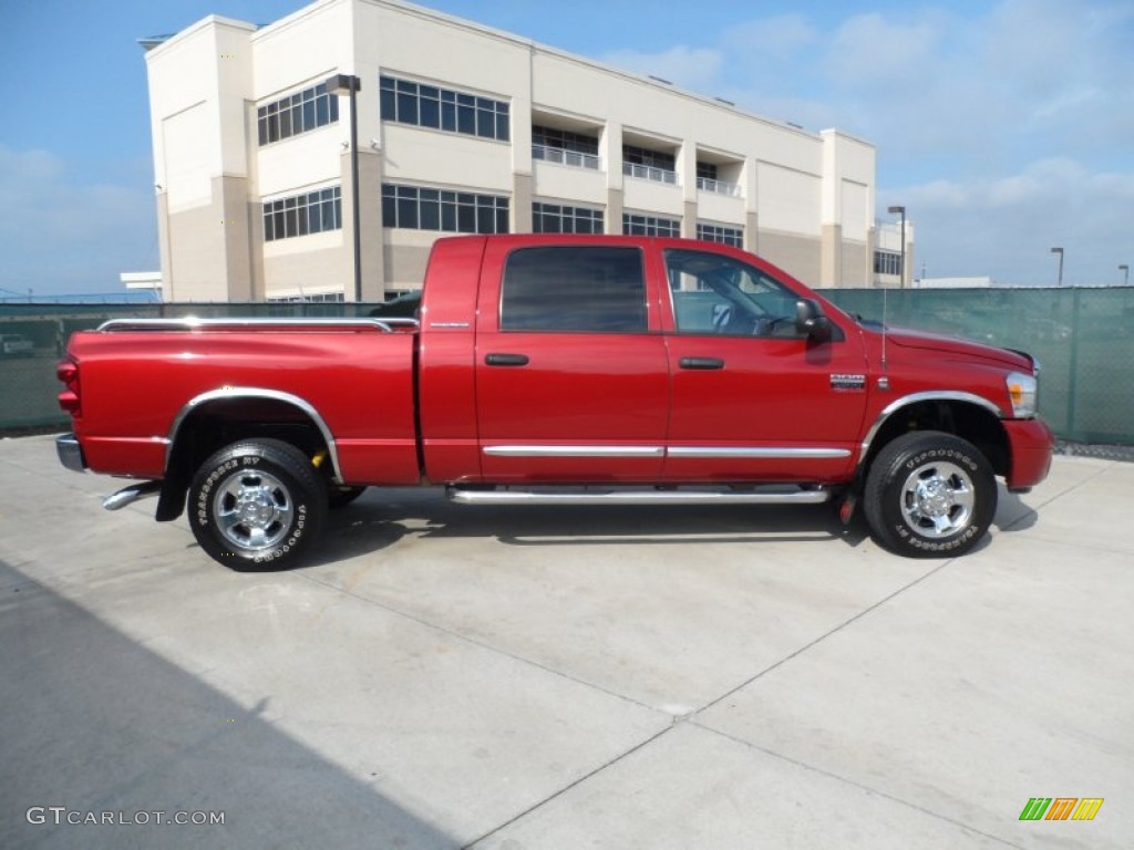 Inferno Red Crystal Pearl 2007 Dodge Ram 2500 SLT Mega Cab 4x4 Exterior Photo #54420597