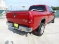 2007 Inferno Red Crystal Pearl Dodge Ram 2500 SLT Mega Cab 4x4  photo #3