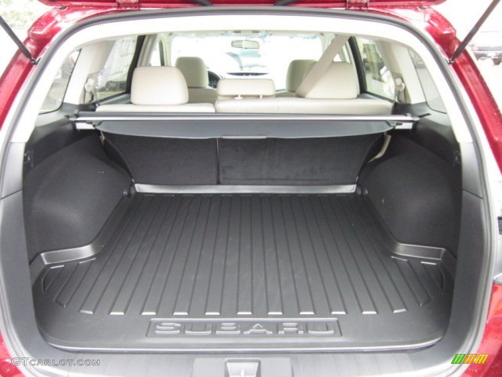 2011 Outback 2.5i Premium Wagon - Ruby Red Pearl / Warm Ivory photo #12