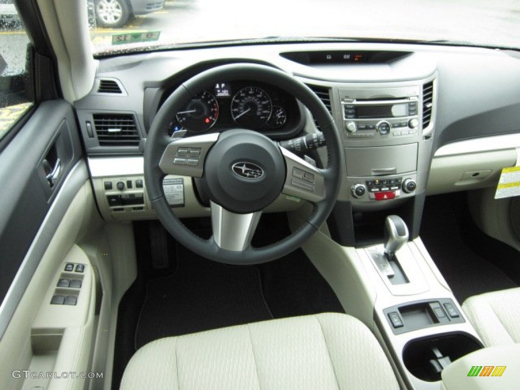 2011 Outback 2.5i Premium Wagon - Ruby Red Pearl / Warm Ivory photo #14