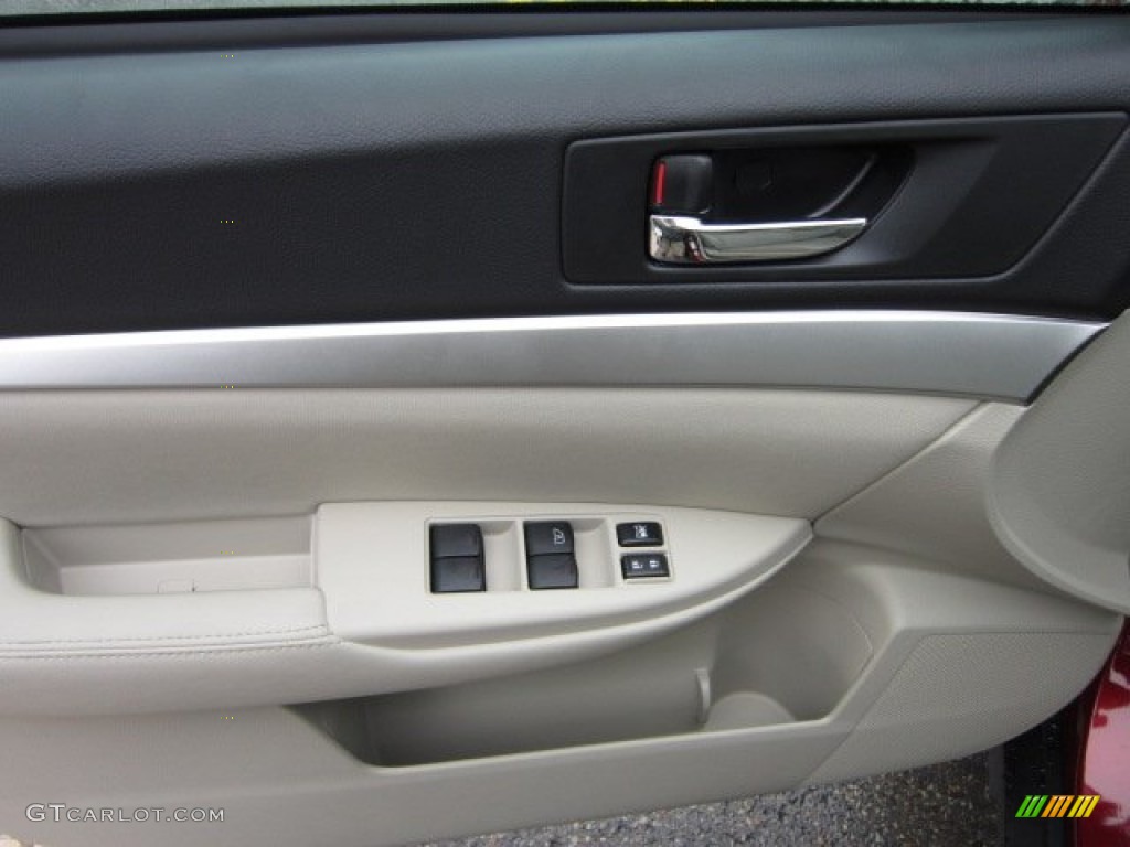 2011 Outback 2.5i Premium Wagon - Ruby Red Pearl / Warm Ivory photo #17