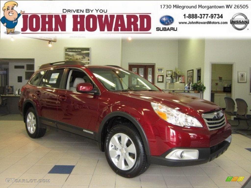 Ruby Red Pearl Subaru Outback