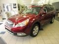 2011 Ruby Red Pearl Subaru Outback 2.5i Premium Wagon  photo #3