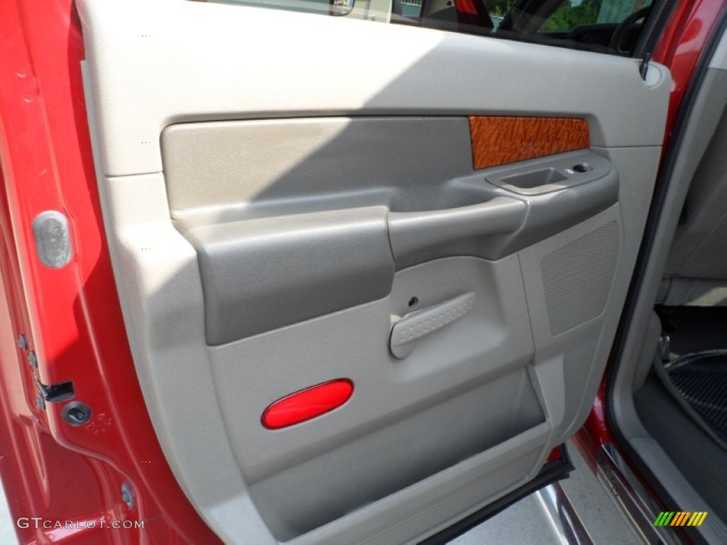 2007 Dodge Ram 2500 SLT Mega Cab 4x4 Khaki Door Panel Photo #54420876