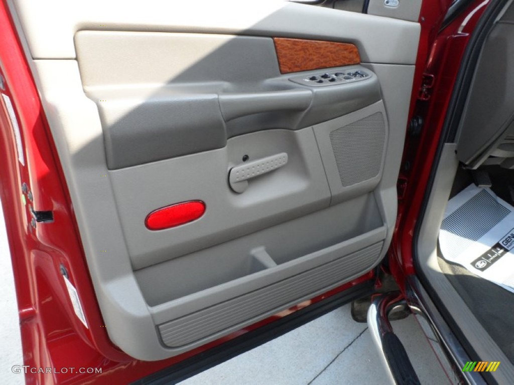 2007 Dodge Ram 2500 SLT Mega Cab 4x4 Khaki Door Panel Photo #54420894