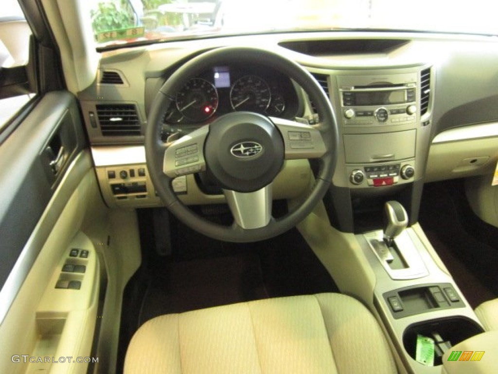 2011 Outback 2.5i Premium Wagon - Ruby Red Pearl / Warm Ivory photo #15