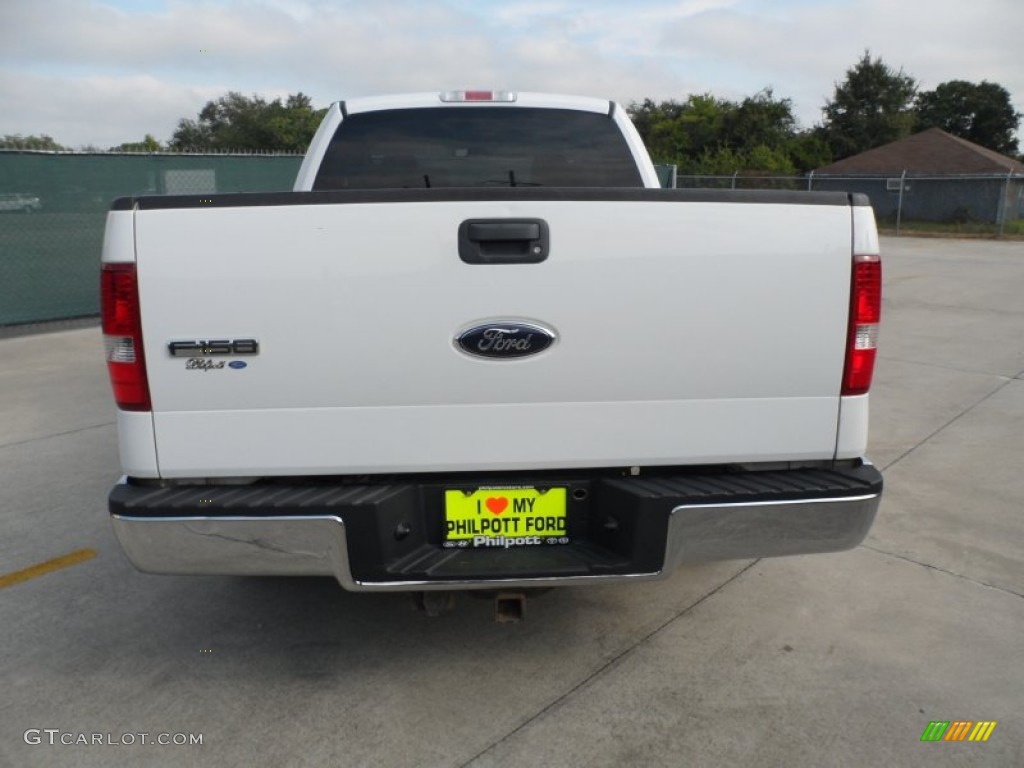 2006 F150 XLT SuperCab - Oxford White / Tan photo #4