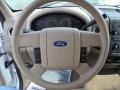Tan 2006 Ford F150 XLT SuperCab Steering Wheel
