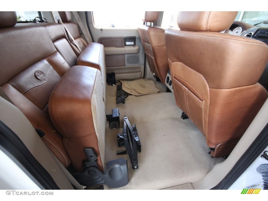 2006 F150 King Ranch SuperCrew - Oxford White / Castano Brown Leather photo #31