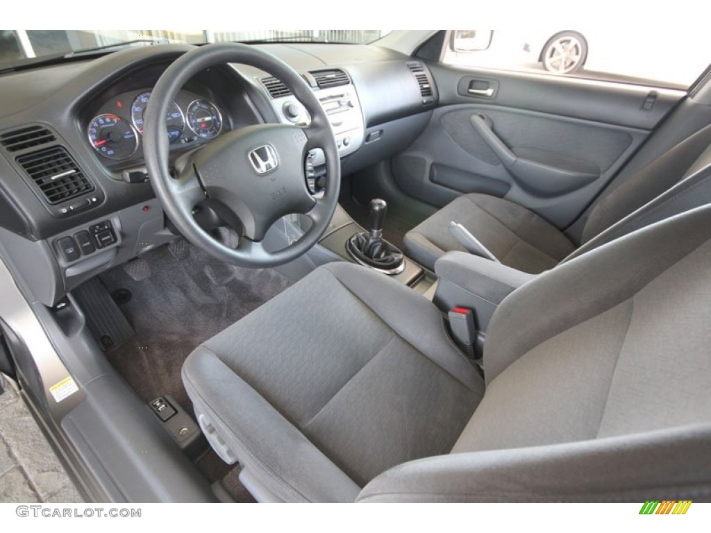 Gray Interior 2005 Honda Civic Hybrid Sedan Photo #54422616