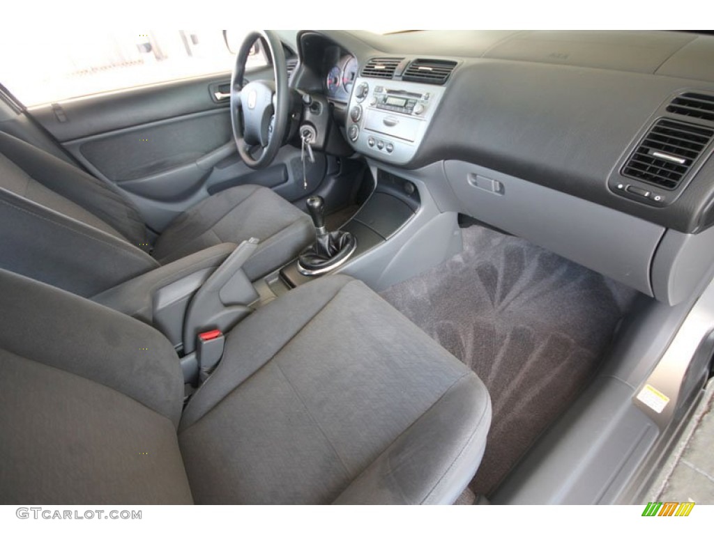 Gray Interior 2005 Honda Civic Hybrid Sedan Photo #54422808