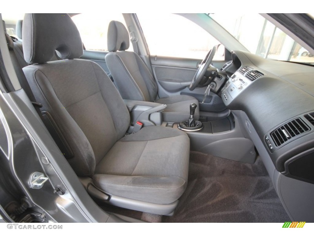 Gray Interior 2005 Honda Civic Hybrid Sedan Photo #54422820