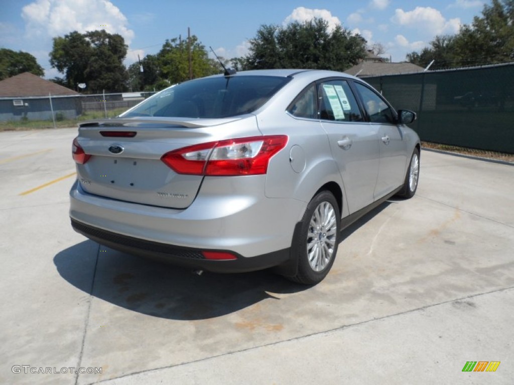 Ingot Silver Metallic 2012 Ford Focus Titanium Sedan Exterior Photo #54423099