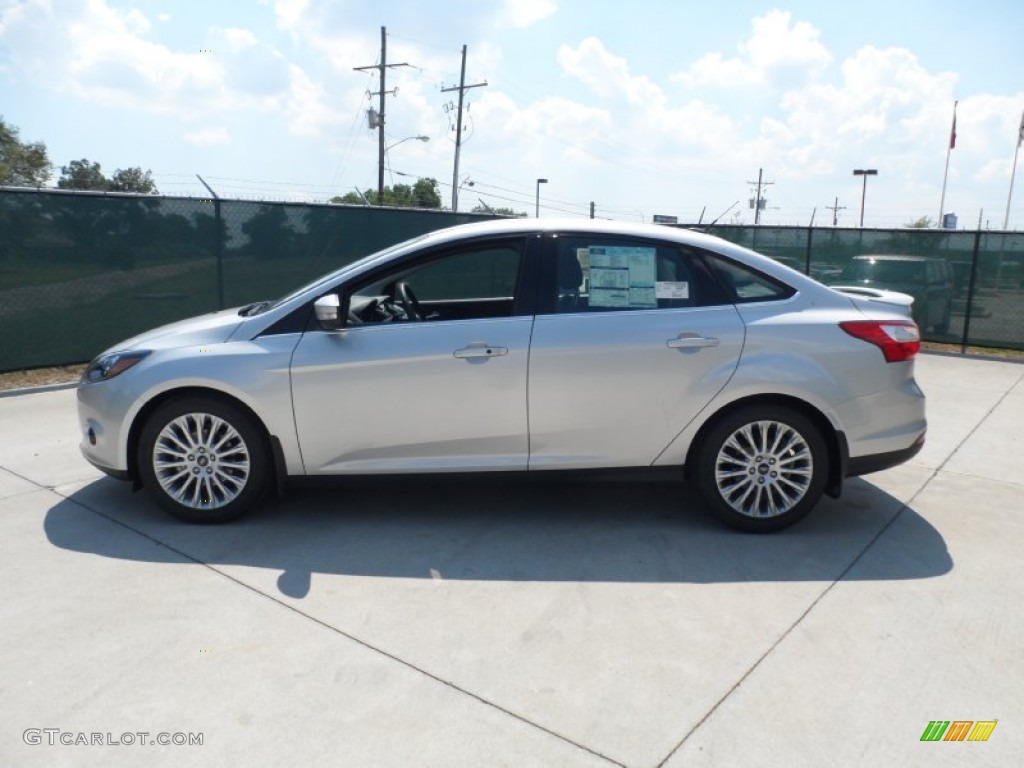 Ingot Silver Metallic 2012 Ford Focus Titanium Sedan Exterior Photo #54423126
