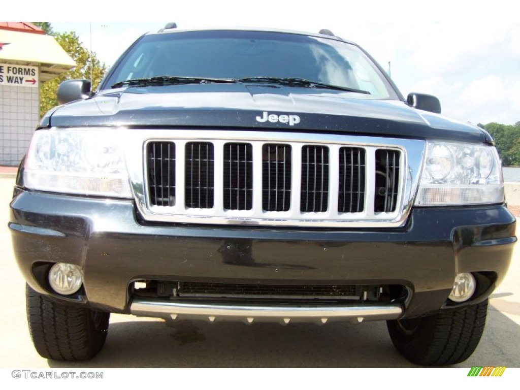 2004 Grand Cherokee Limited - Brillant Black Crystal Pearl / Dark Slate Gray photo #3