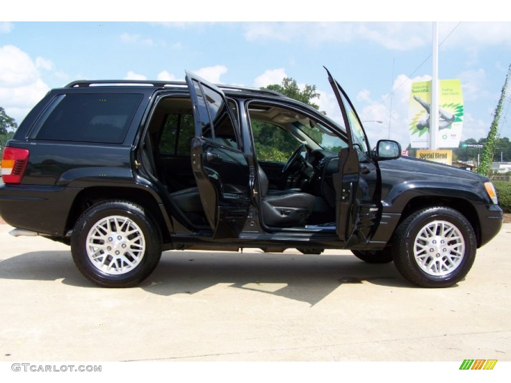 2004 Grand Cherokee Limited - Brillant Black Crystal Pearl / Dark Slate Gray photo #11