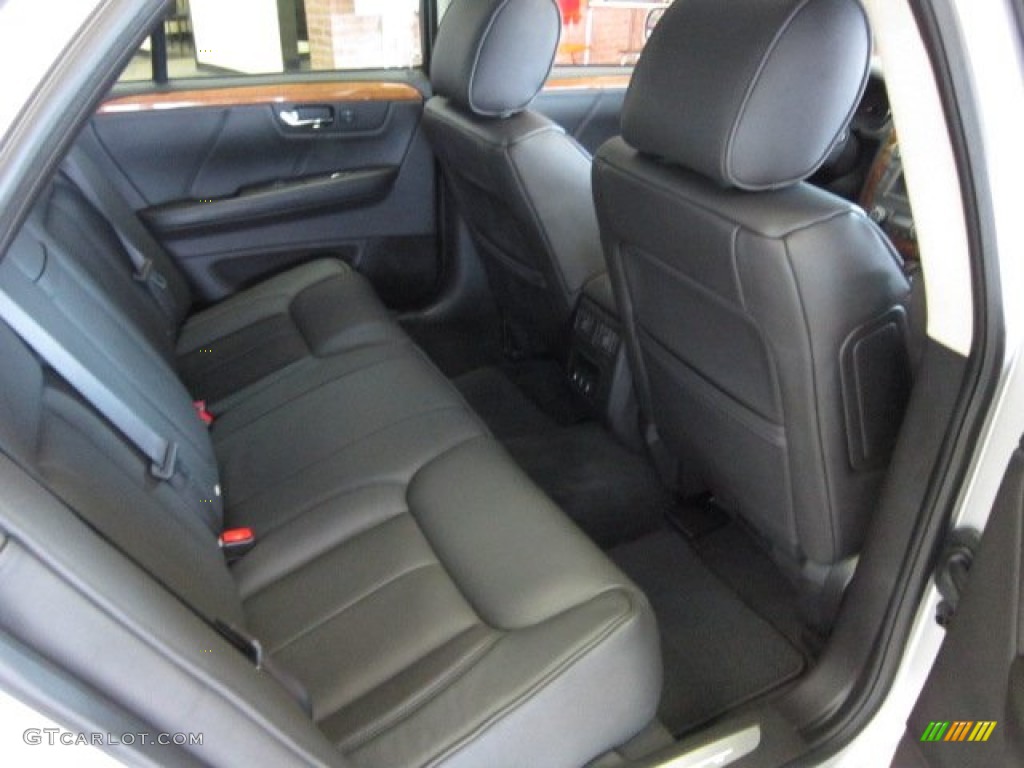 Ebony Interior 2011 Cadillac DTS Platinum Photo #54423348