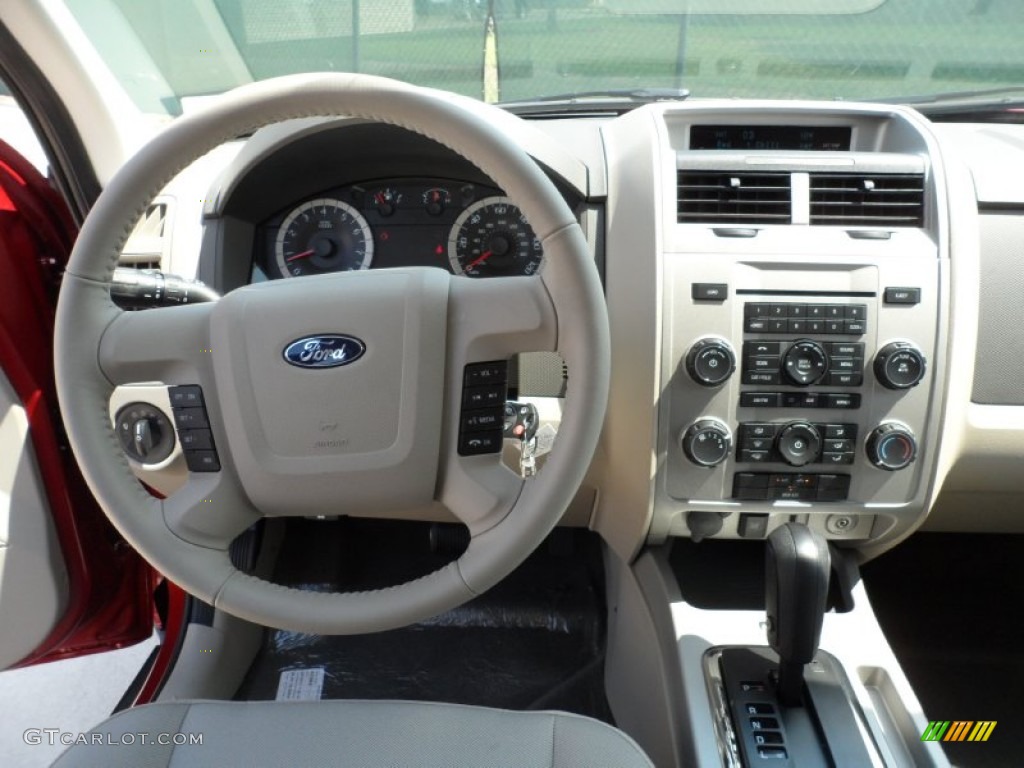 2012 Ford Escape XLT V6 Stone Dashboard Photo #54423966