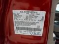 FL: Toreador Red Metallic 2012 Ford Escape XLT V6 Color Code