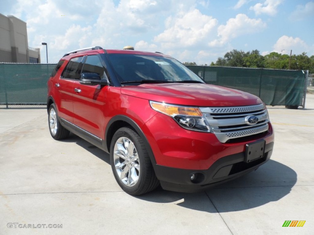 Red Candy Metallic 2012 Ford Explorer XLT Exterior Photo #54424065