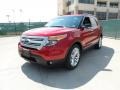 2012 Red Candy Metallic Ford Explorer XLT  photo #7