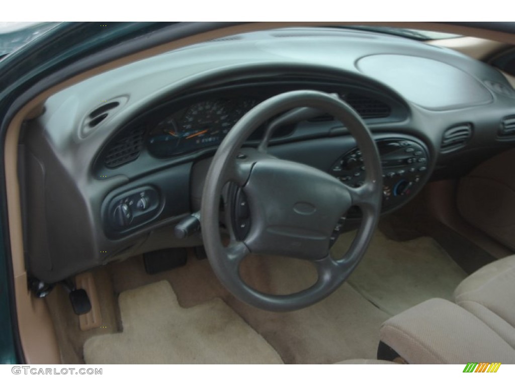 1996 Taurus GL - Pacific Green Metallic / Beige photo #13