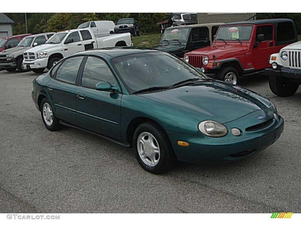 1996 Taurus GL - Pacific Green Metallic / Beige photo #21