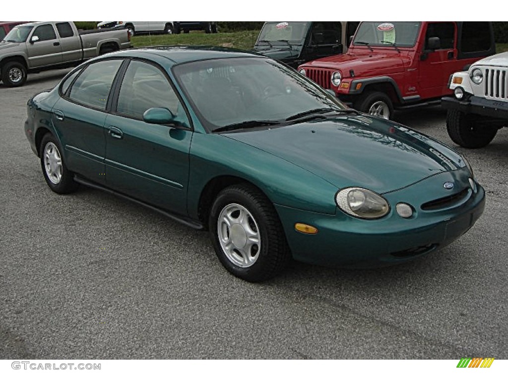 1996 Taurus GL - Pacific Green Metallic / Beige photo #22