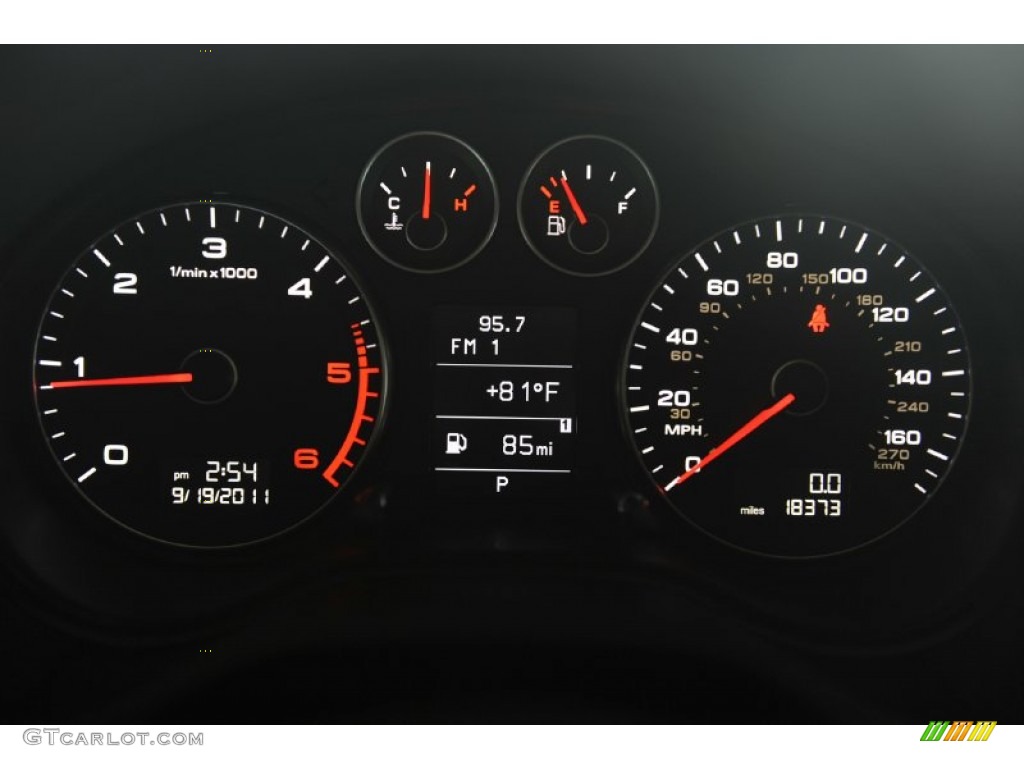2010 Audi A3 2.0 TDI Gauges Photo #54425532