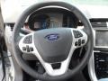 Charcoal Black 2012 Ford Edge Limited EcoBoost Steering Wheel