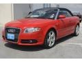2008 Brilliant Red Audi A4 2.0T Cabriolet  photo #3