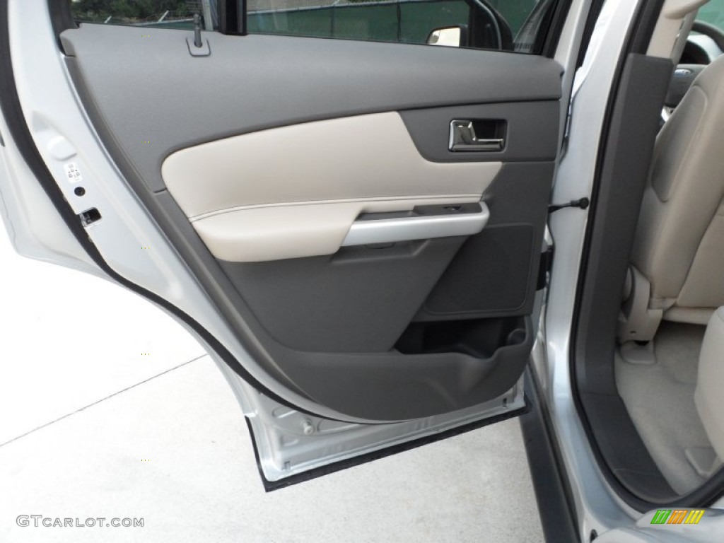 2012 Ford Edge SE EcoBoost Medium Light Stone Door Panel Photo #54426315