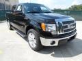 2011 Ebony Black Ford F150 Lariat SuperCrew  photo #1