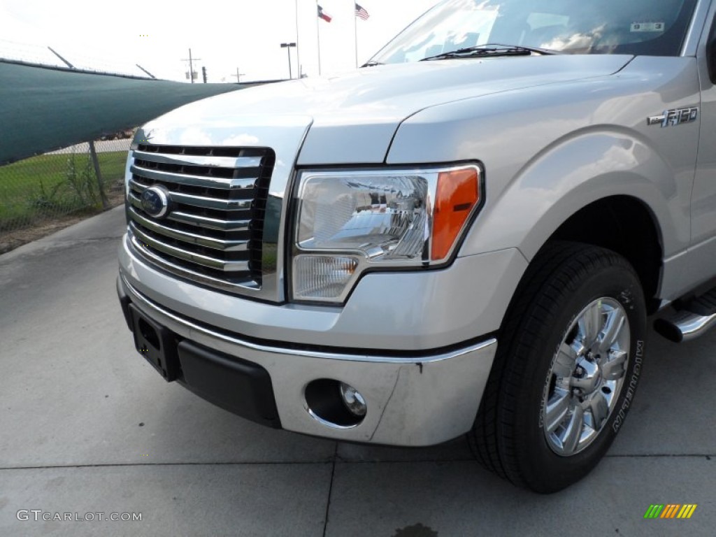 2011 F150 Texas Edition SuperCrew - Ingot Silver Metallic / Steel Gray photo #10