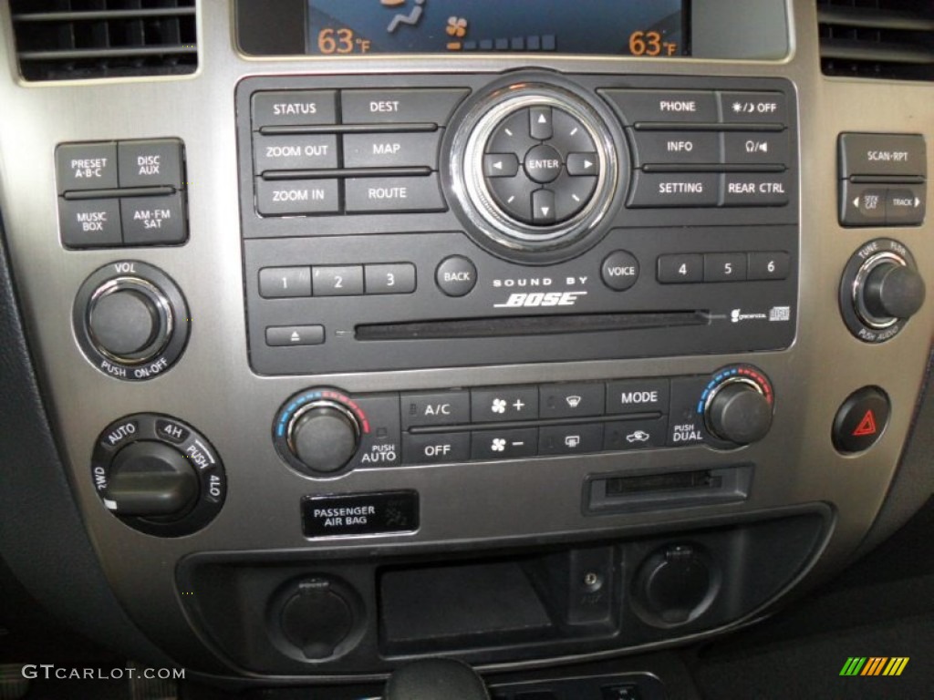 2008 Nissan Armada LE 4x4 Controls Photos