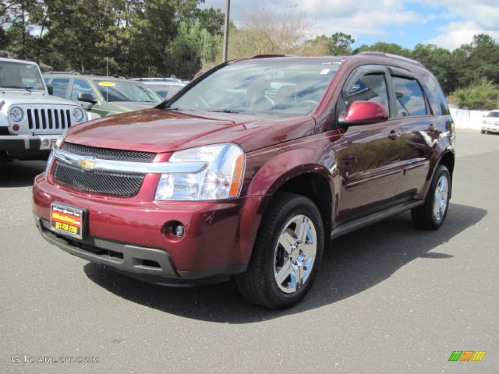 2009 Equinox LT - Deep Ruby Red Metallic / Light Cashmere photo #1