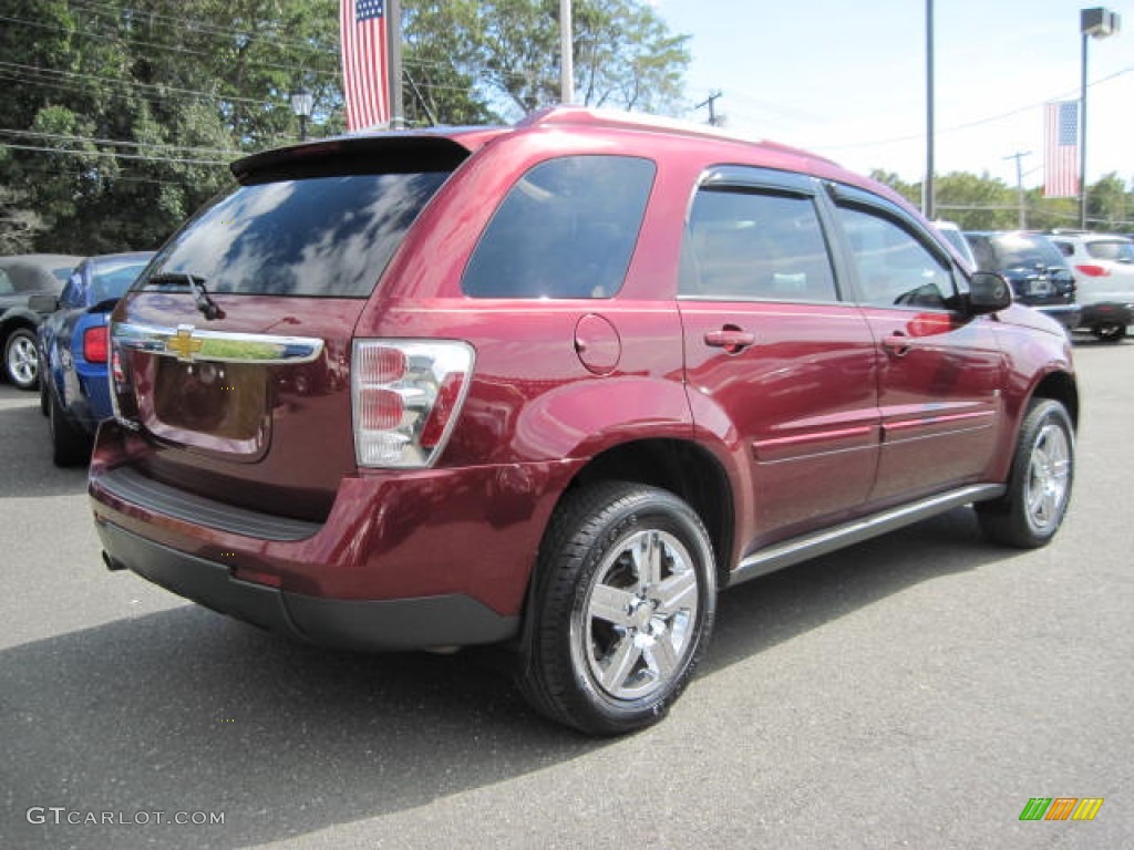 2009 Equinox LT - Deep Ruby Red Metallic / Light Cashmere photo #3