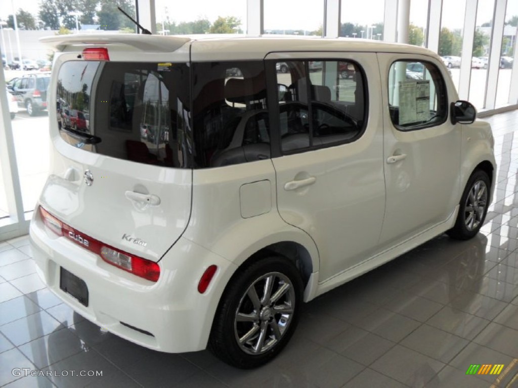 White Pearl 2010 Nissan Cube Krom Edition Exterior Photo #54428682