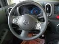 2010 Nissan Cube Black/Gray Interior Steering Wheel Photo