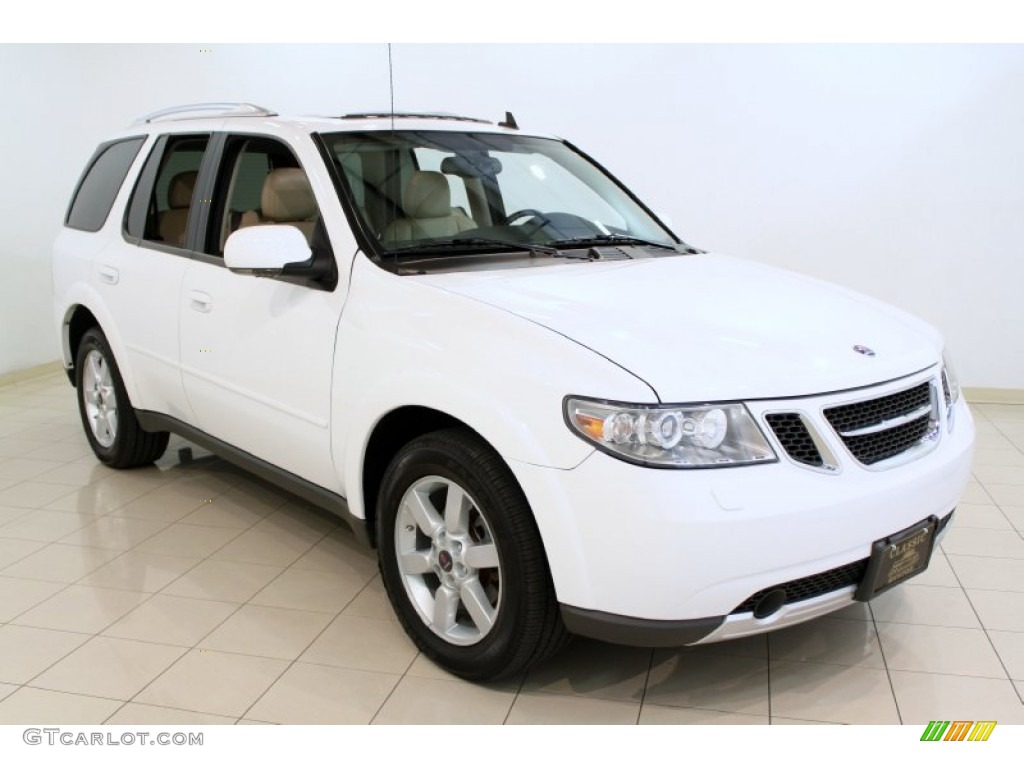 Winter White Saab 9-7X