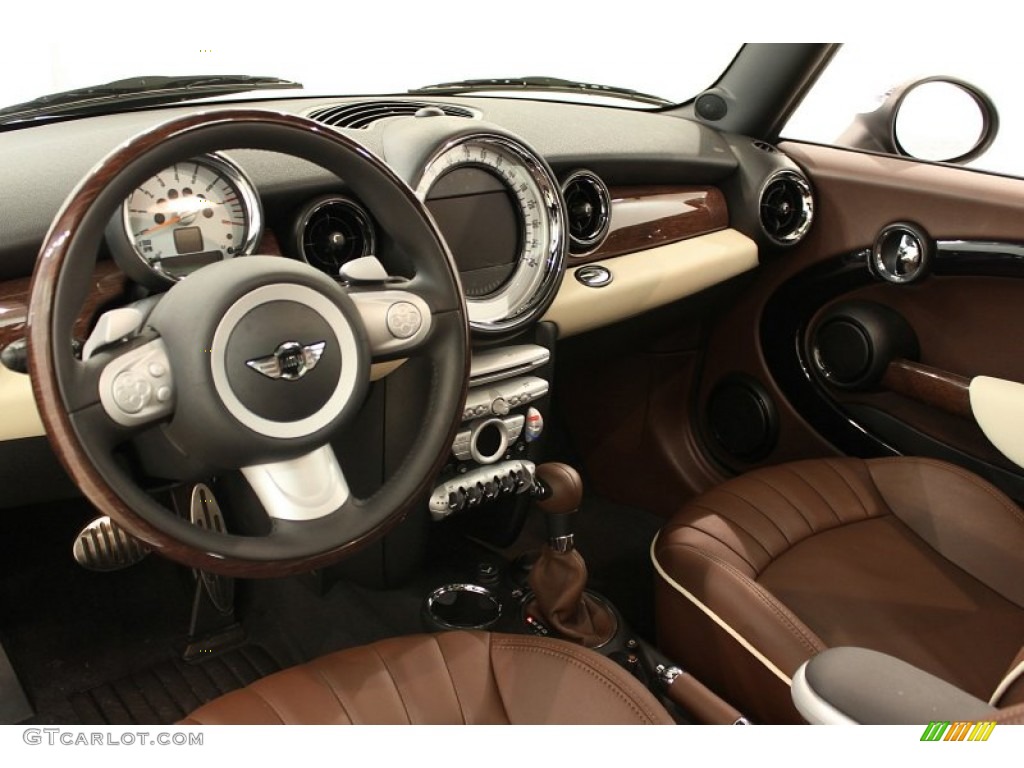 2008 Mini Cooper S Clubman Lounge Hot Chocolate Dashboard Photo #54429798
