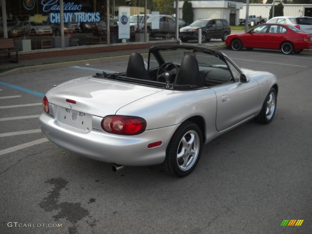 Sunlight Silver Metallic 2001 Mazda MX-5 Miata Roadster Exterior Photo #54431811