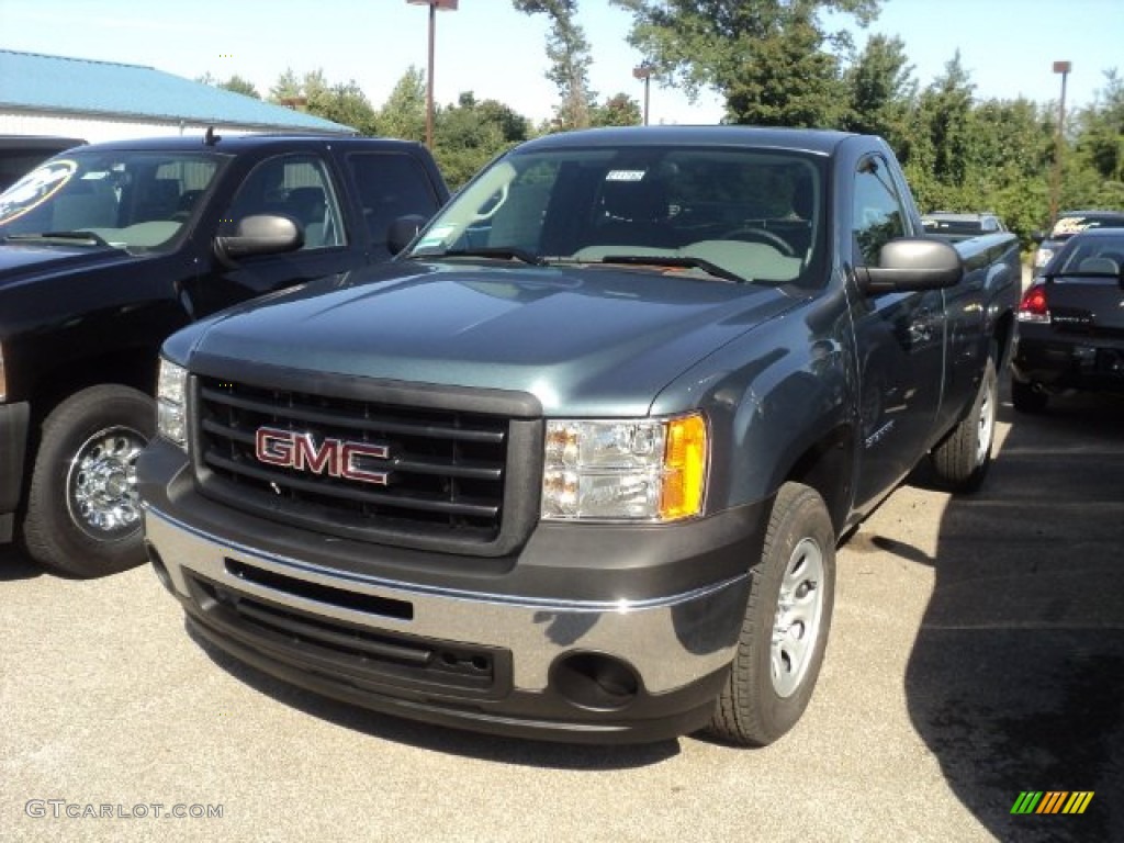 2012 Sierra 1500 Regular Cab - Stealth Gray Metallic / Dark Titanium photo #1