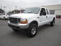 Oxford White 1999 Ford F250 Super Duty Lariat Extended Cab 4x4