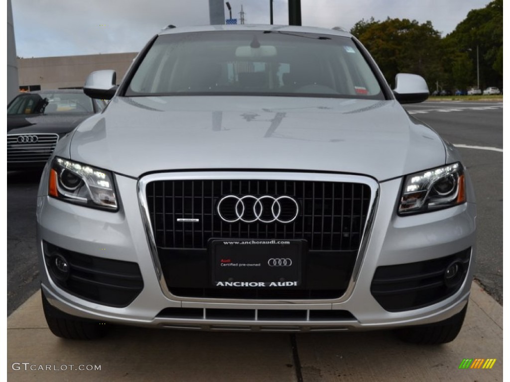 2009 Q5 3.2 Premium quattro - Ice Silver Metallic / Black photo #2