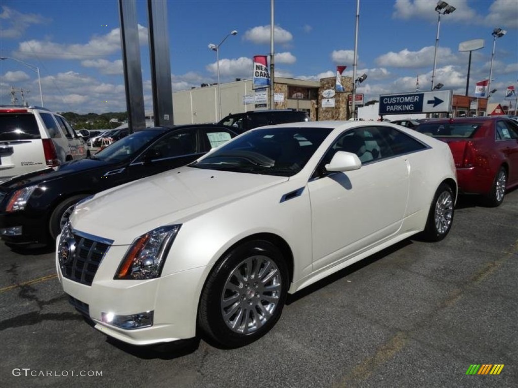 White Diamond Tricoat 2012 Cadillac CTS Coupe Exterior Photo #54437790