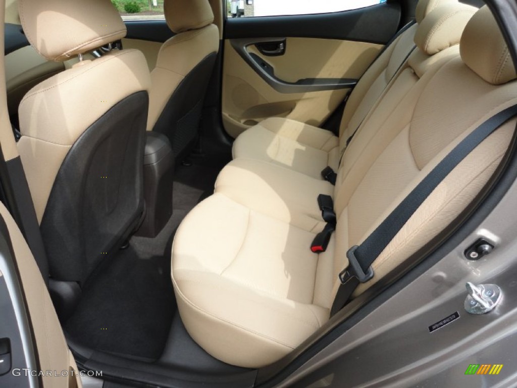 Beige Interior 2011 Hyundai Elantra GLS Photo #54438507